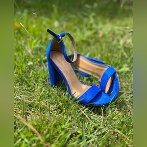 Royal blue heels